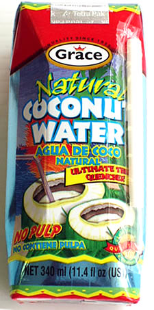 GRACE NATURAL COCONUT WATER 11 OZ. 

GRACE NATURAL COCONUT WATER 11 OZ.: available at Sam's Caribbean Marketplace, the Caribbean Superstore for the widest variety of Caribbean food, CDs, DVDs, and Jamaican Black Castor Oil (JBCO). 